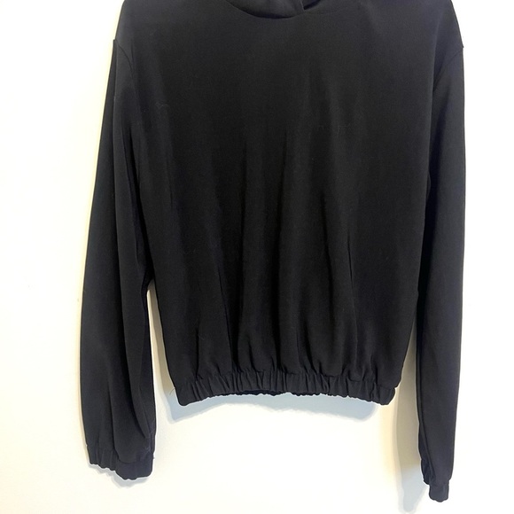 2/$25 Zara - Black Hooded Sweatshirt - Picture 4 of 7